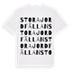 Stora Jordfällan ordlek t-shirt