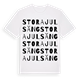 Stora Julsäng ordlek t-shirt