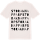 Vintage White t-shirt med Stora Knapparp ordlek t-shirt