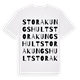 Stora Kungshult ordlek t-shirt