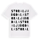 Stora Ljungdala ordlek t-shirt