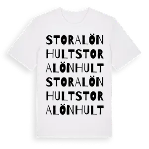 Stora Lönhult ordlek t-shirt – ekologisk bomull t-shirt från Pinshirt
