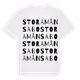 Stora Månsabo ordlek t-shirt