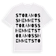 Stora Mosshemmet ordlek t-shirt