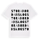 Stora Nordanskog ordlek t-shirt
