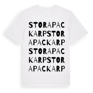 Stora Packarp ordlek t-shirt – ekologisk bomull t-shirt från Pinshirt