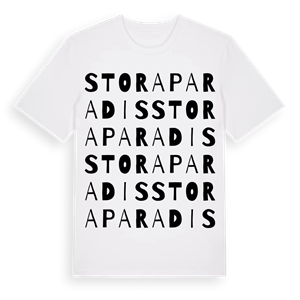 Stora Paradis ordlek t-shirt – ekologisk bomull t-shirt från Pinshirt