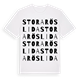 Stora Röslida ordlek t-shirt