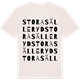 Vintage White t-shirt med Stora Sälleryd ordlek t-shirt