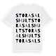 Stora Salshult ordlek t-shirt
