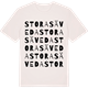Vintage White t-shirt med Stora Säveda ordlek t-shirt