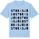 Blue Soul t-shirt med Stora Sjöbo ordlek t-shirt