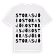 Stora Sjöbo ordlek t-shirt