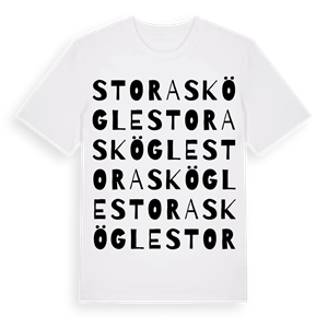 Stora Skögle ordlek t-shirt – ekologisk bomull t-shirt från Pinshirt