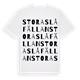 Stora Slåfällan ordlek t-shirt