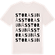 Vintage White t-shirt med Stora Sunås ordlek t-shirt