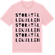 Pink Cotton t-shirt med Stora Tällekullen ordlek t-shirt