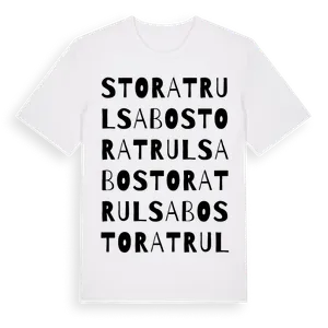 Stora Trulsabo ordlek t-shirt – ekologisk bomull t-shirt från Pinshirt