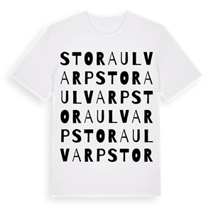 Stora Ulvarp ordlek t-shirt – ekologisk bomull t-shirt från Pinshirt