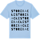 Blue Soul t-shirt med Store backe ordlek t-shirt