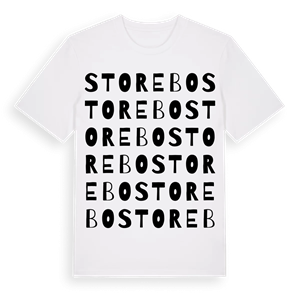Storebo ordlek t-shirt – ekologisk bomull t-shirt från Pinshirt