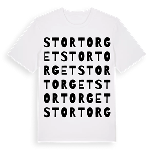 Stortorget ordlek t-shirt – ekologisk bomull t-shirt från Pinshirt