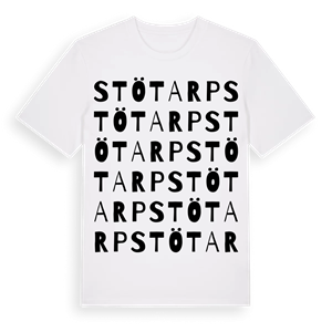 Stötarp ordlek t-shirt – ekologisk bomull t-shirt från Pinshirt