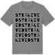 Mid Heather Gray t-shirt med Stråkeved ordlek t-shirt
