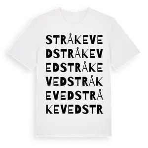 Stråkeved ordlek t-shirt – ekologisk bomull t-shirt från Pinshirt