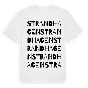 Strandhagen ordlek t-shirt – ekologisk bomull t-shirt från Pinshirt