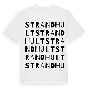 Strandhult ordlek t-shirt – ekologisk bomull t-shirt från Pinshirt