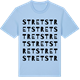 Blue Soul t-shirt med Stret ordlek t-shirt