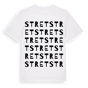Stret ordlek t-shirt – ekologisk bomull t-shirt från Pinshirt