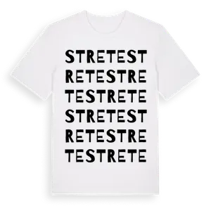 Strete ordlek t-shirt – ekologisk bomull t-shirt från Pinshirt