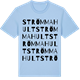 Blue Soul t-shirt med Strömmahult ordlek t-shirt