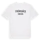 White t-shirt med Strömsbäck i Sverige t-shirt
