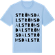 Blue Soul t-shirt med Strömsdal ordlek t-shirt