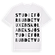 Studieförbundet Vuxenskolan Eksjö ordlek t-shirt