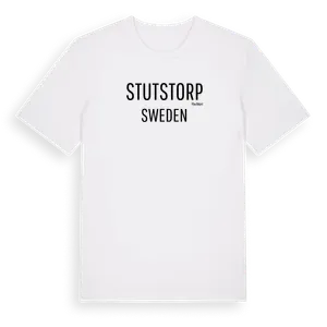 Stutstorp i Sverige t-shirt – ekologisk bomull t-shirt från Pinshirt