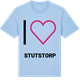 Blue Soul t-shirt med Jag älskar Stutstorp t-shirt stort tryck