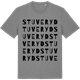 Mid Heather Gray t-shirt med Stuveryd ordlek t-shirt
