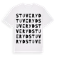 White t-shirt med Stuveryd ordlek t-shirt