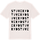 Vintage White t-shirt med Stuveryd ordlek t-shirt