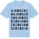 Blue Soul t-shirt med Sundsered ordlek t-shirt