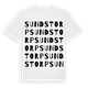 Sundstorp ordlek t-shirt
