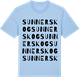 Blue Soul t-shirt med Sunnerskog ordlek t-shirt