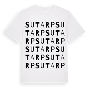 Sutarp ordlek t-shirt – ekologisk bomull t-shirt från Pinshirt