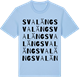 Blue Soul t-shirt med Svaläng ordlek t-shirt