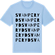 Blue Soul t-shirt med Svamperyd ordlek t-shirt