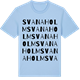 Blue Soul t-shirt med Svanaholm ordlek t-shirt